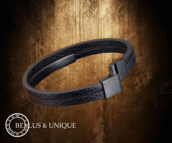 Classy Leather Double Line BL